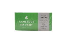 Cambridge Tea party Whole Leaf Green Tea   Pack  20 pcs